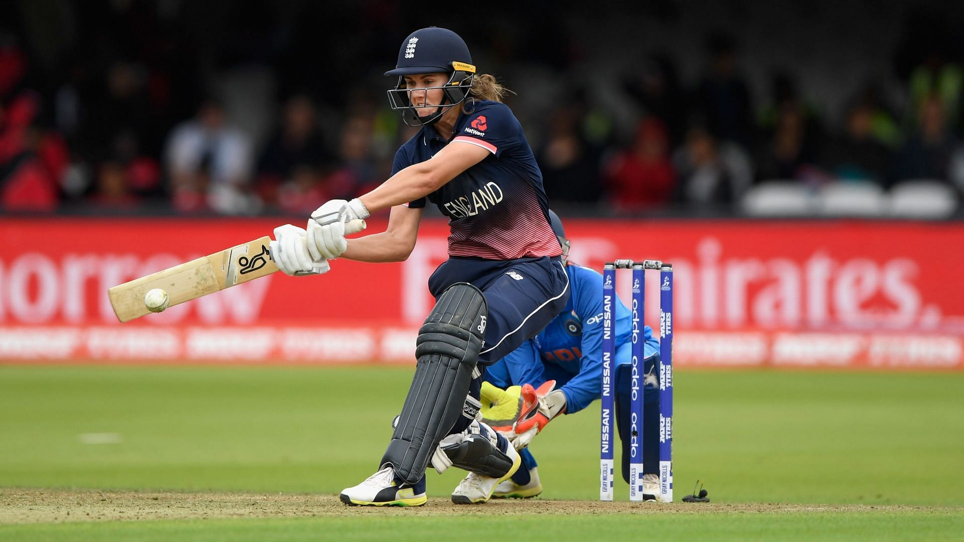 Natalie Sciver top-scored for England in the 2017 Women&#039;s World Cup final. Pic: Getty Images