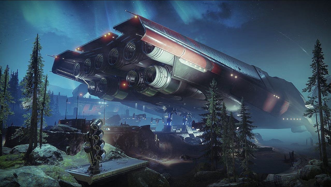 The Arms Dealer Strike location, The Sunken Isles (Image via Bungie)