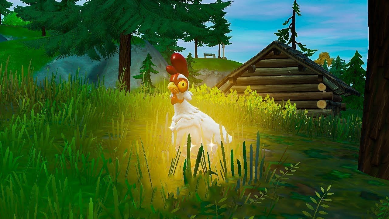 The quest to collect a Golden Egg can be completed in several locations on the map (Image via Epic Games)
