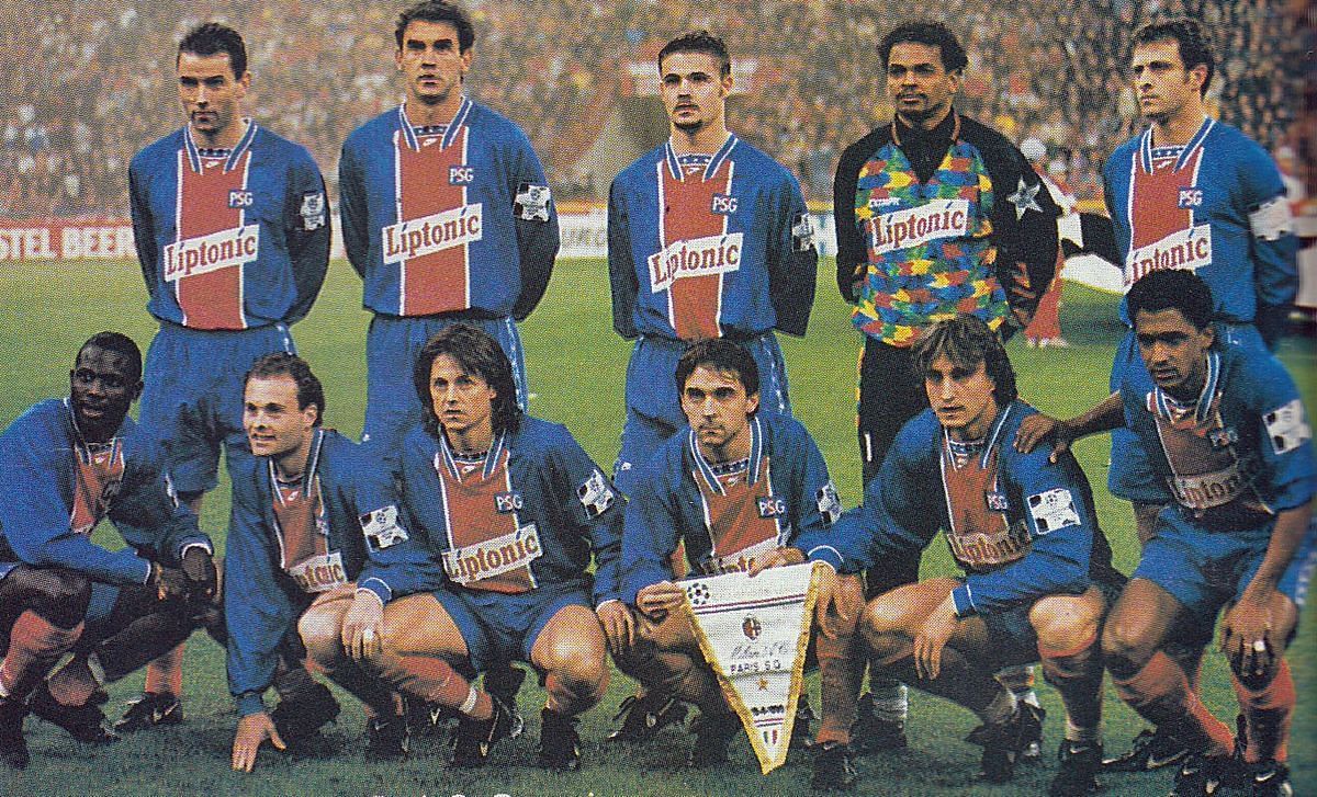 PSG Squad During 1994-95 Campaign