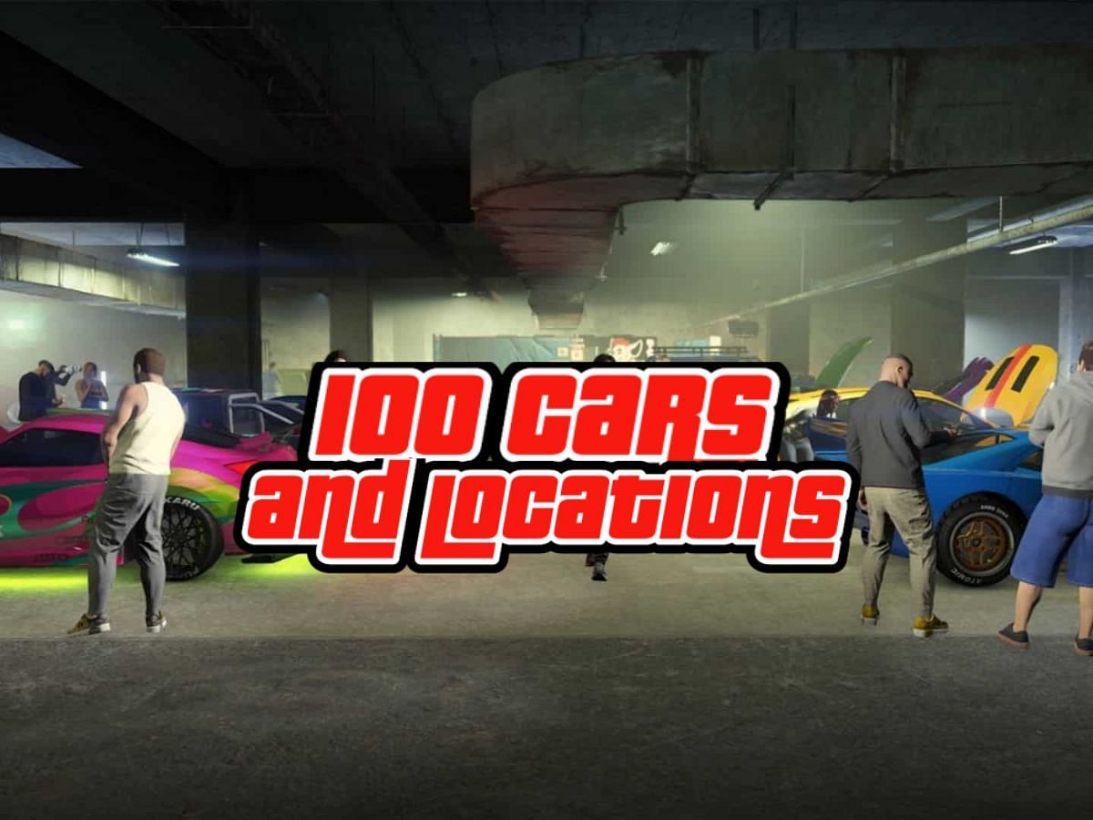 Find out about 100 cars and their locations in GTA Online