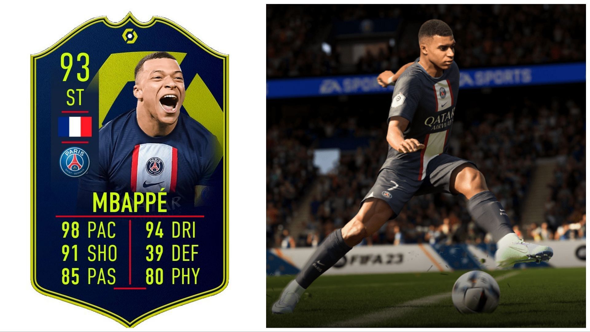 POTM Mbappe can be unlocked via an SBC (Images via EA Sports)