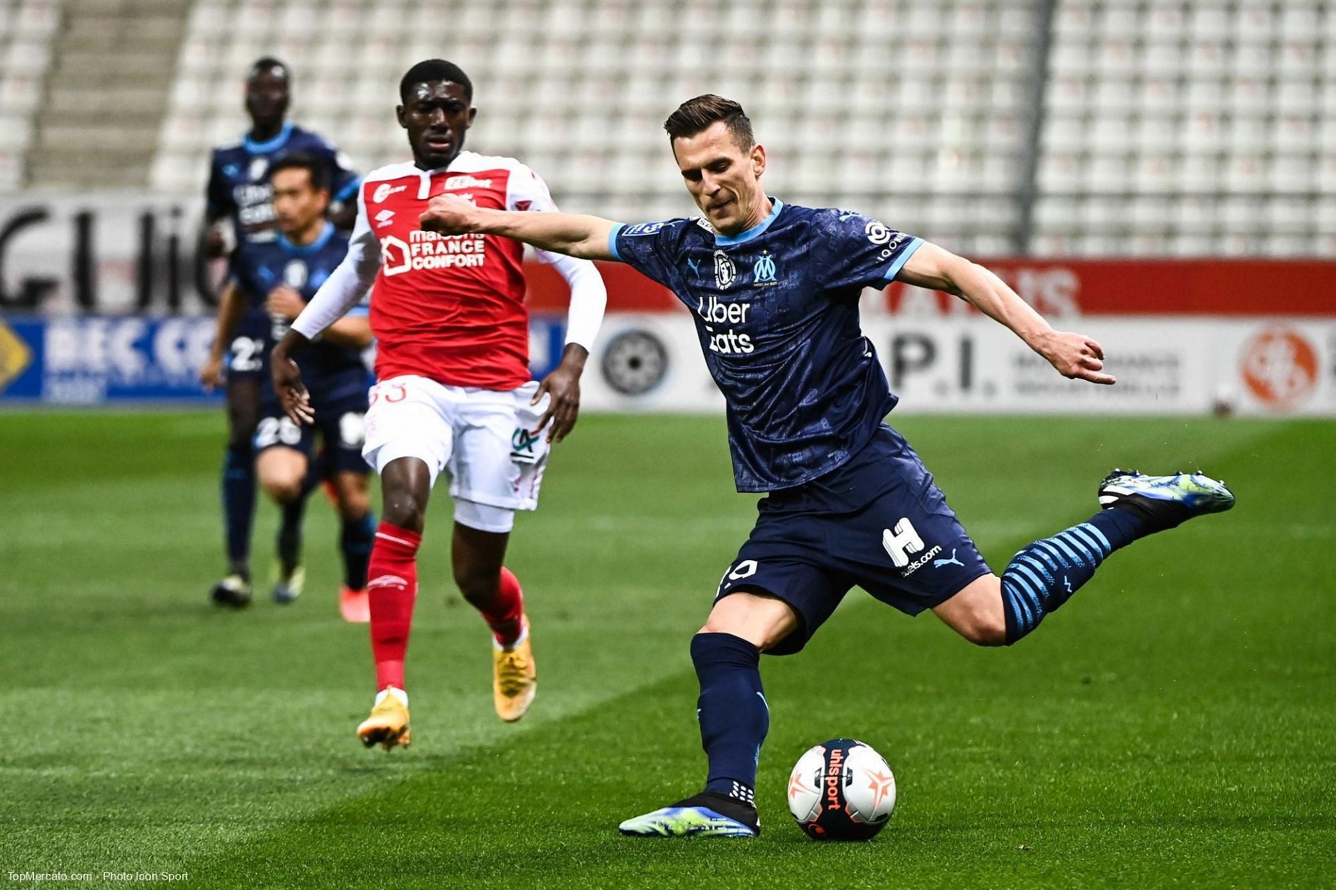 Reims take on Marseille in the Ligue 1 on Sunday