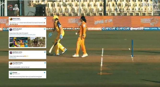 “Sneh Rana not running Grace Harris out was the turning point” - Fans erupt as UP-W beat GG by three wickets in WPL 2023