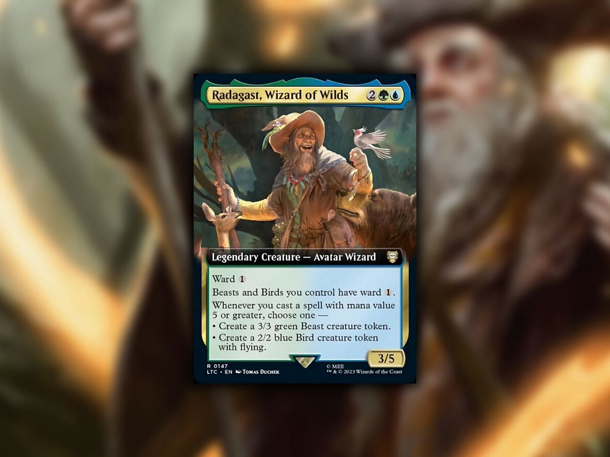 Radagast, Wizard of Wilds in Magic: The Gathering (Image via Wizards of the Coast)