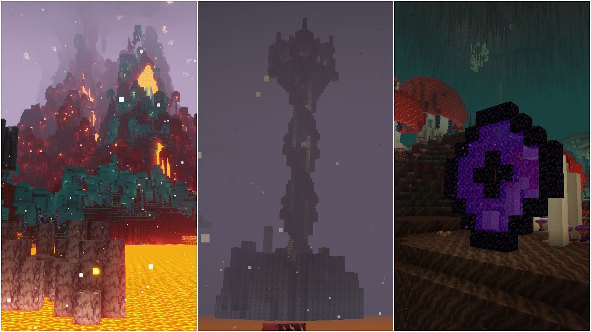 There are hundreds of Nether mods for Minecraft (Image via Sportskeeda)