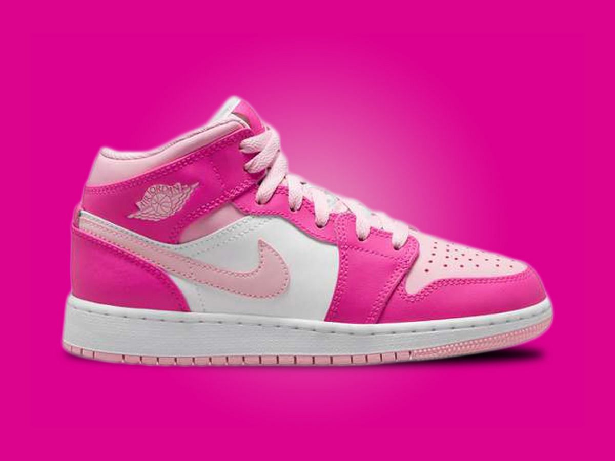 Nike Air Jordan 1 &quot;Medium Soft Pink&quot; sneakers (Image via Nike)