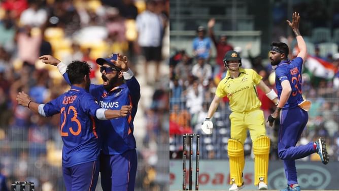 IND vs AUS : हार्दिक-कुलदीप की शानदार गेंदबाजी को लेकर ट्विटर पर फैन्स ने दी जबरदस्त प्रतिक्रियाएं