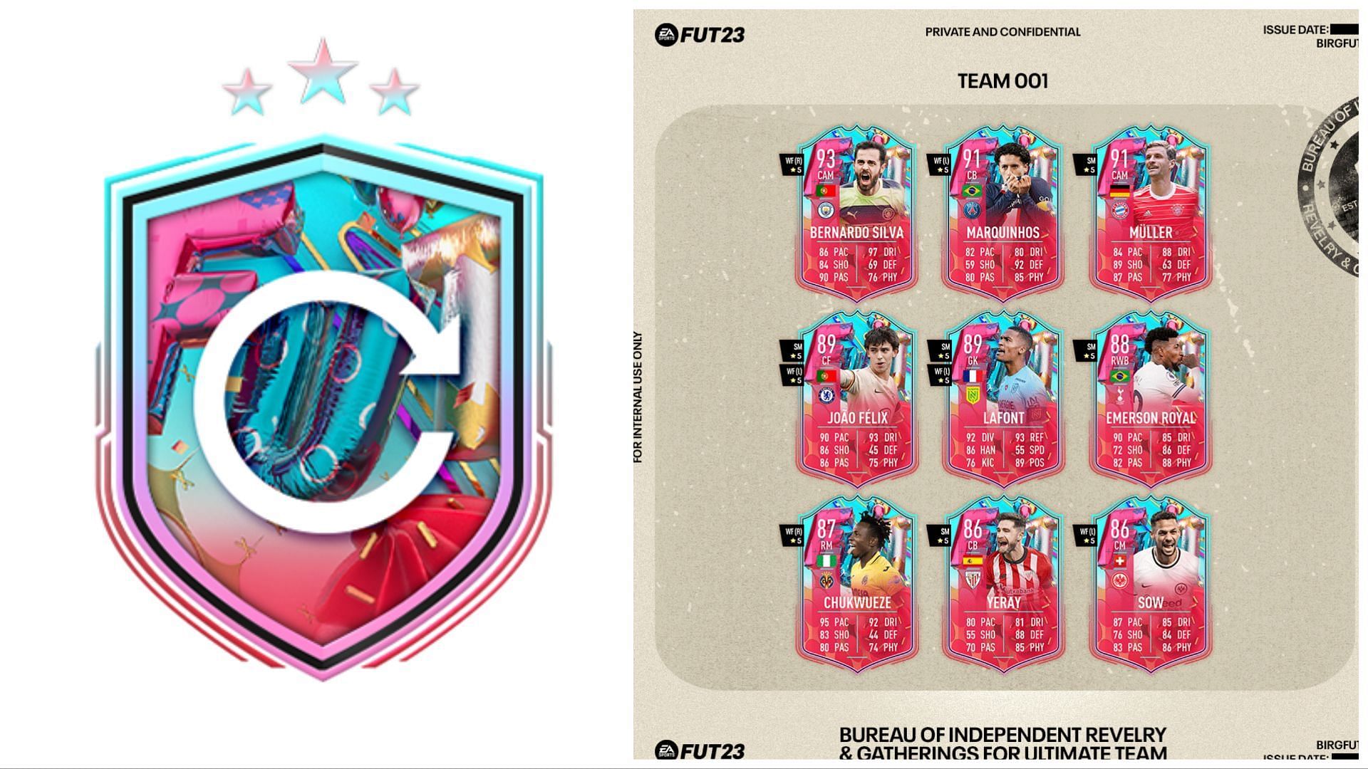 FIFA 23 FUT Birthday token tracker and complete rewards list