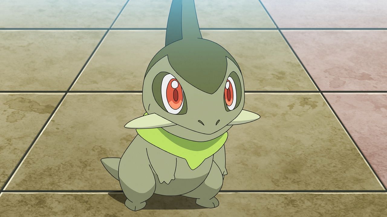Axew as it appears in the anime (Image via The Pokemon Company)
