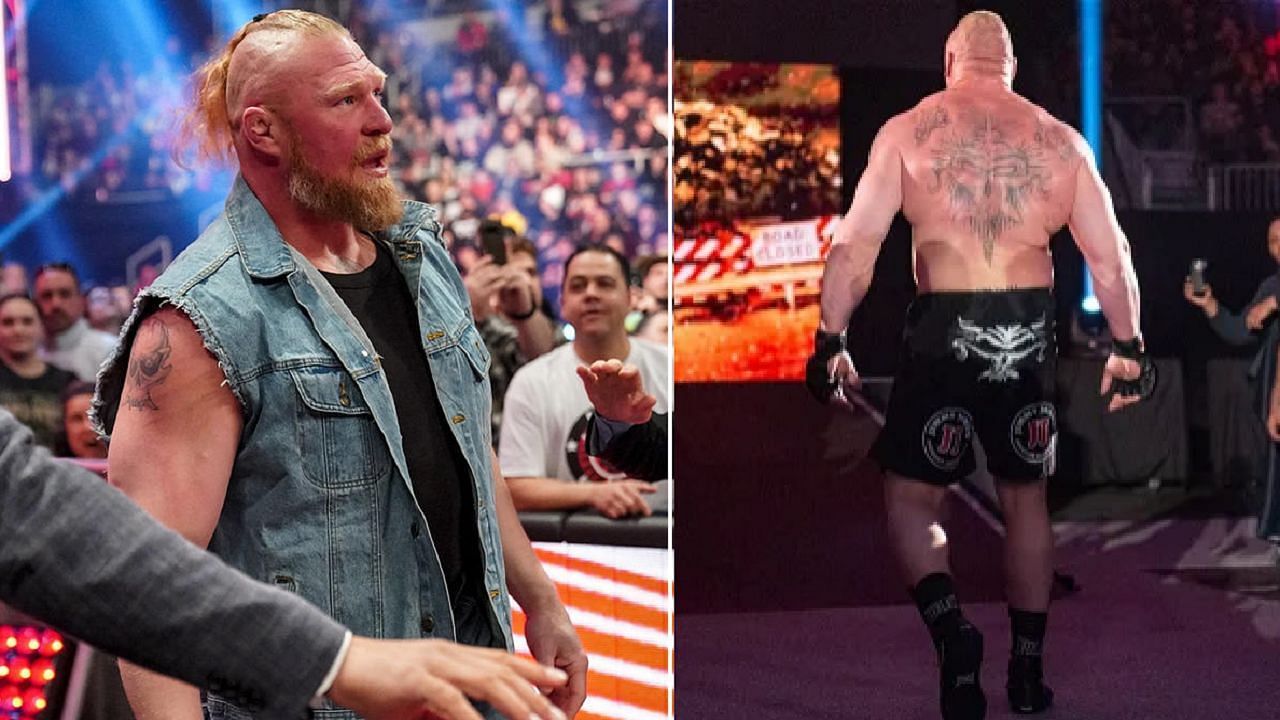 Lesnar left immediately after his RAW segment as per reports