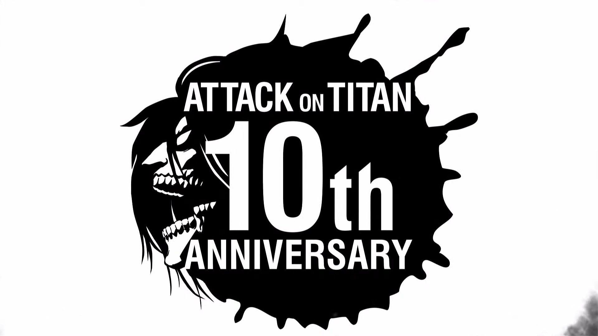 Attack on Titan 10th Anniversary Project logo (Image via Anime Japan)