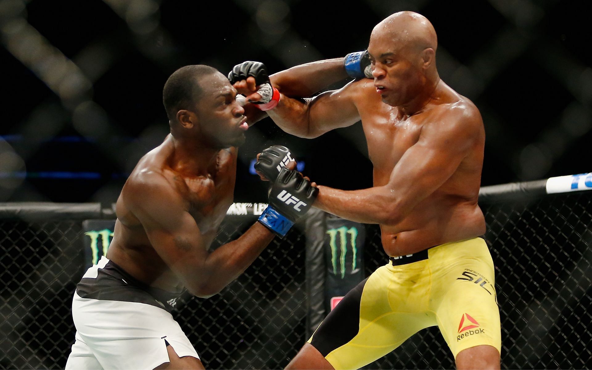 Derek Brunson (Left) and Anderson Silva (Right)