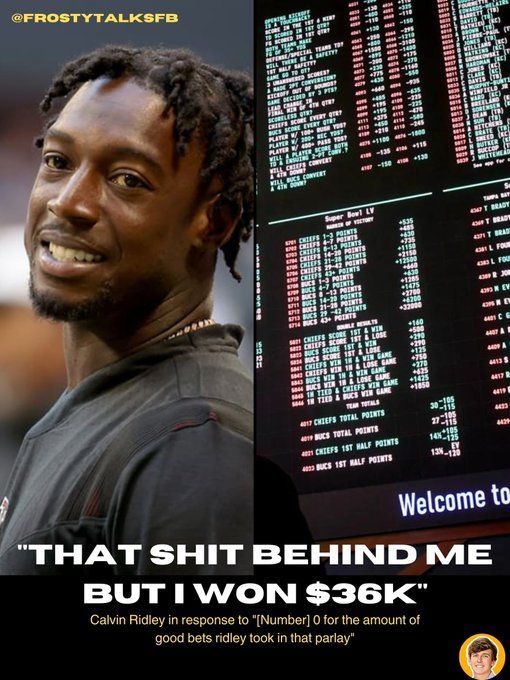 Calvin Ridley Brags About Big Gambling Winnings In Baller Deleted