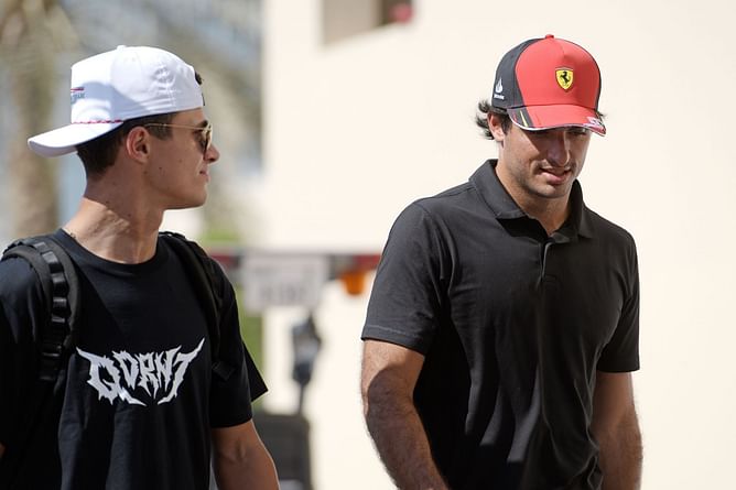 "They’re already 50 with that golf dad pose": F1 drivers Carlos Sainz and Lando Norris break the internet by going on a golf date