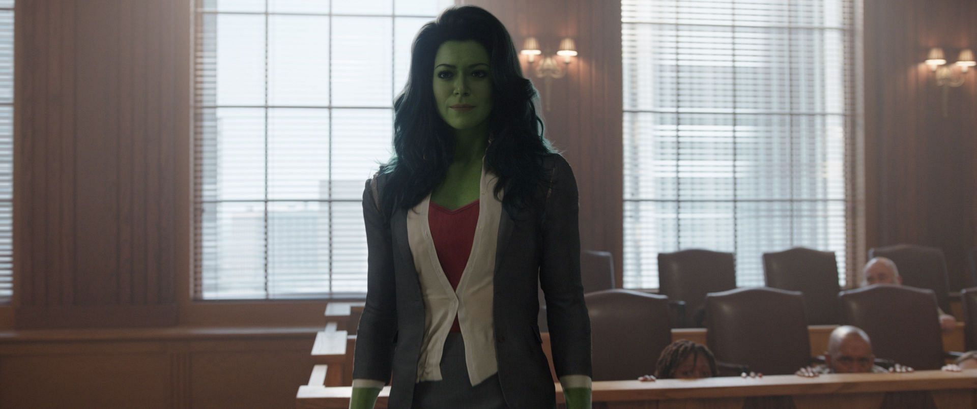 While promoting themes of female empowerment and gender equality, She-Hulk struggled to gain traction with viewers (Image via Marvel Studios)