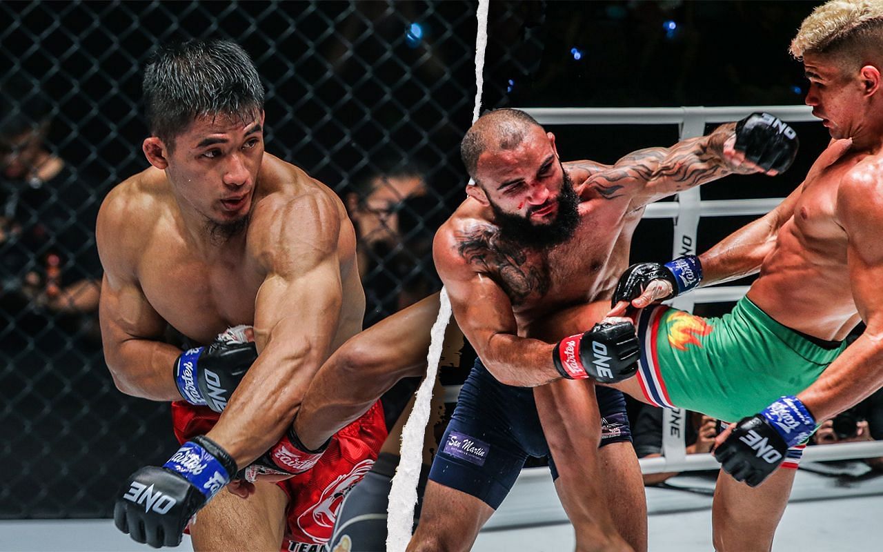 Stephen Loman (Left) watched on at Andrade vs Lineker 2 (Right)