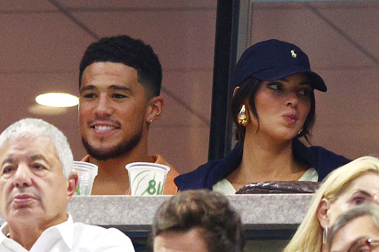 Jenner and Booker and an on-again, off-again relationship (Image via Getty Images)