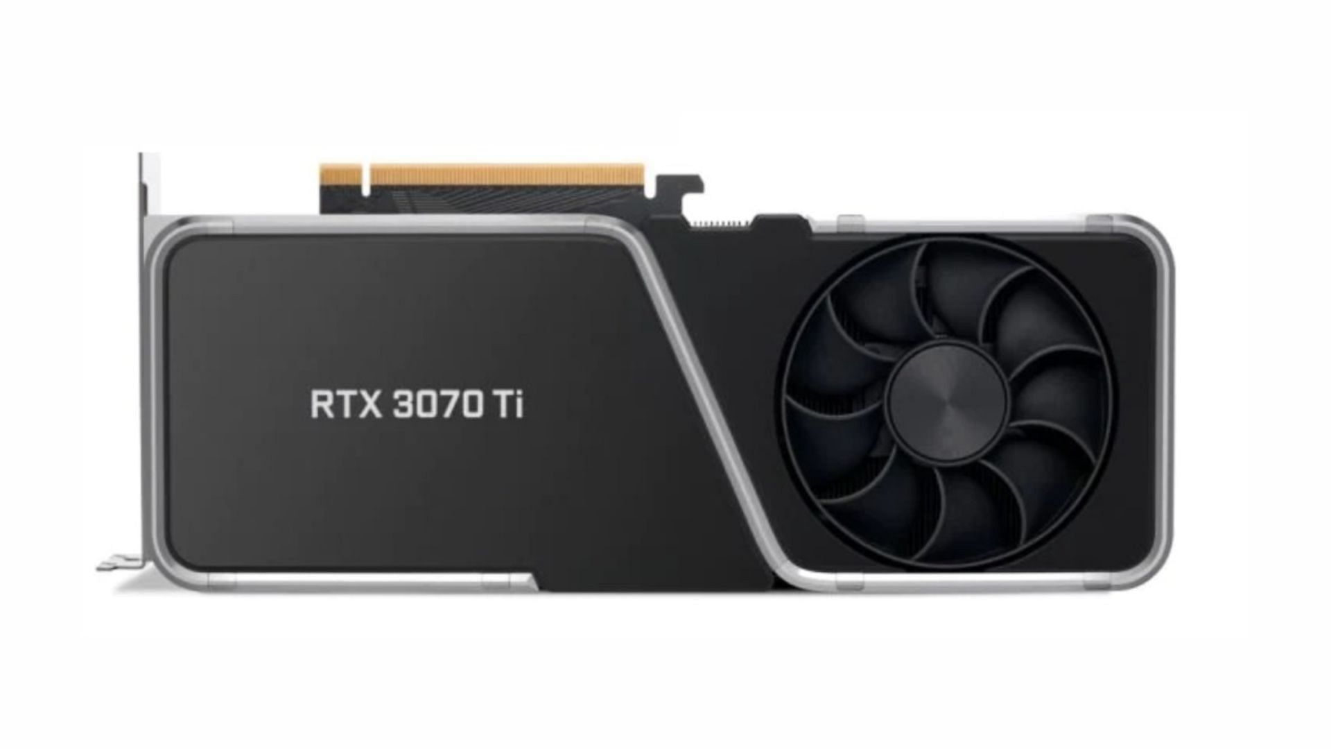 The RTX 3070 Ti Founder&#039;s Edition (Image via Nvidia)