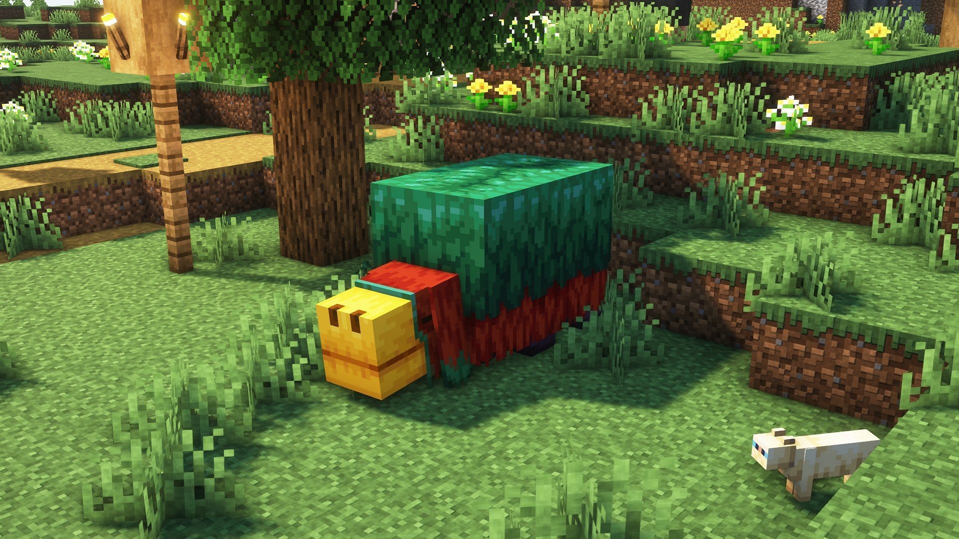 A sniffer in the game (Image via Mojang)