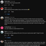 Fans in the YouTube comments section reacting to the streamers' interaction (Image via OTV COPIUM/YouTube)