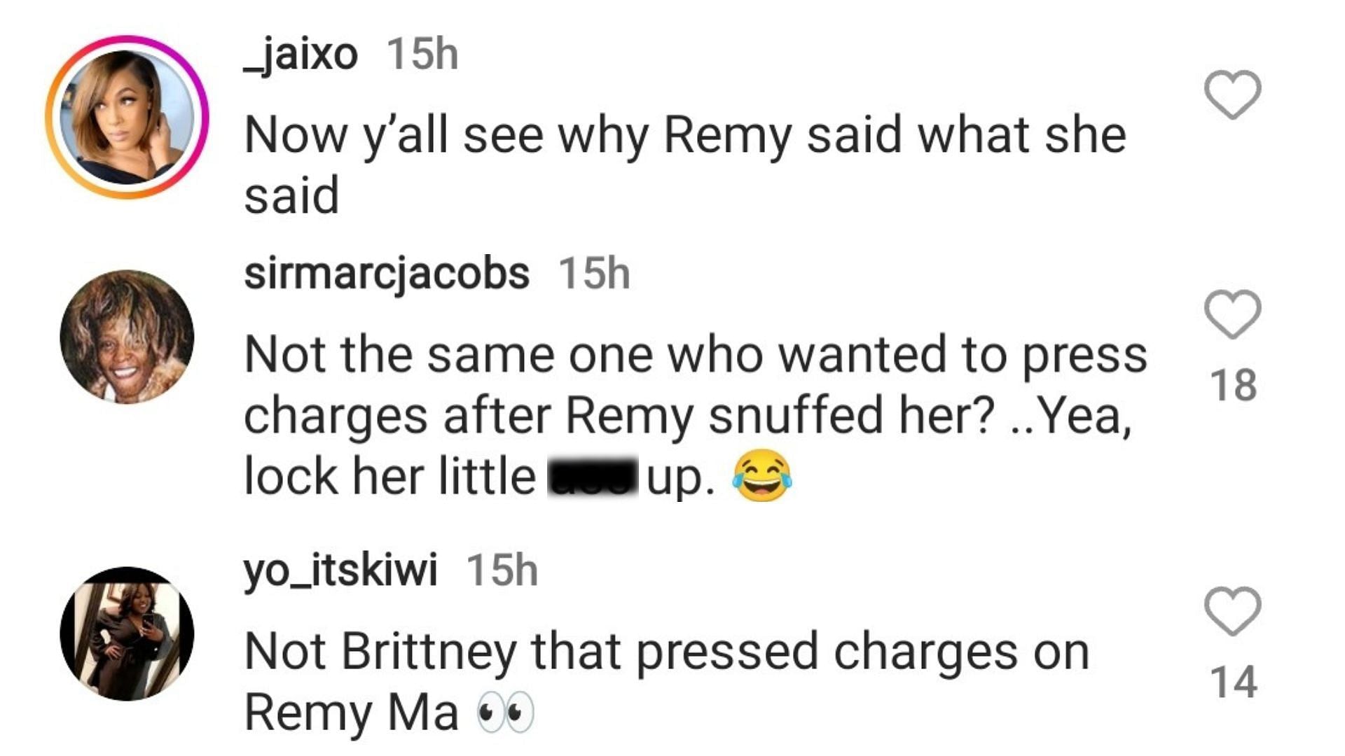 Fans recall Brittney Taylor pressing charges on Remy Ma (Image via theneighborhoodtalk/Instagram)