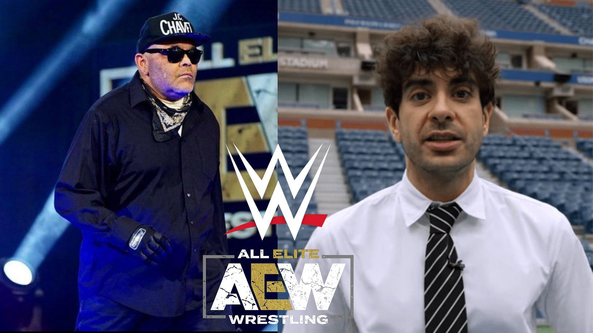 Konnan (left); Tony Khan (right)