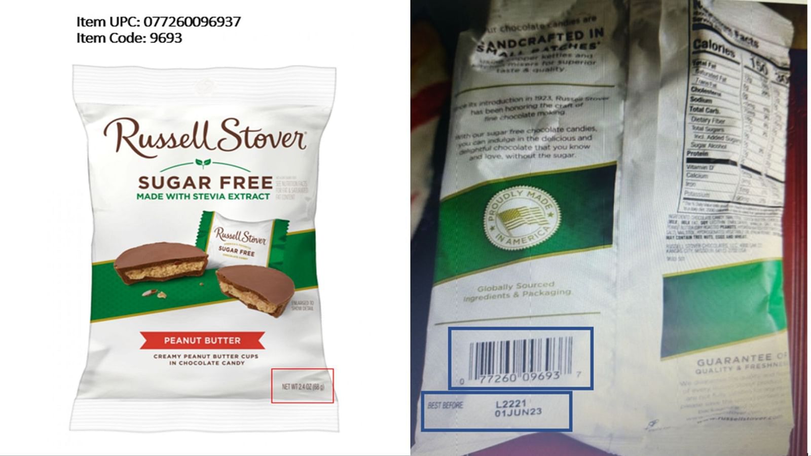 Russell Stover recall: Product codes and all you need to know about