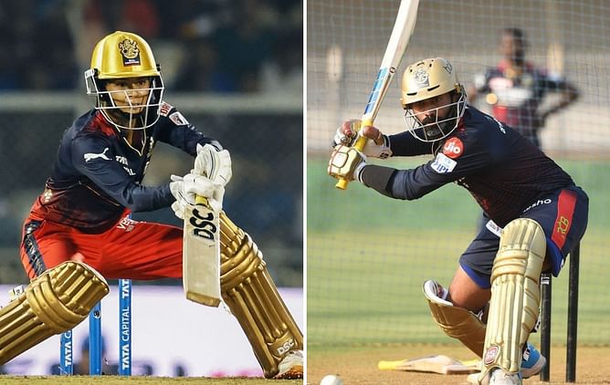 "I want to finish matches like DK" - RCB's Shreyanka Patil on senior wicketkeeper-batter Dinesh Karthik