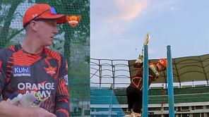[Watch] "HAMMERRYNG" - Harry Brook hammers balls out of the park in SRH's training session ahead of IPL 2023