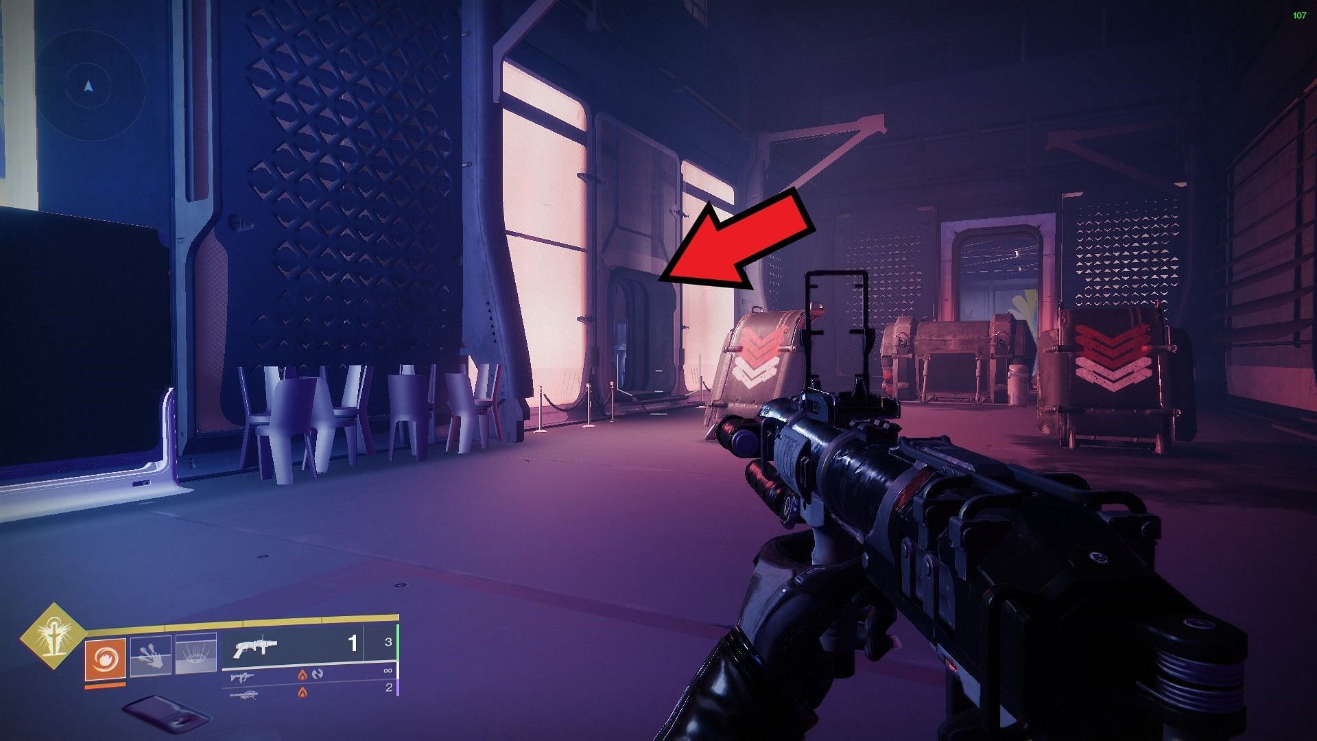 Door to the bar in Destiny 2 (Image via Bungie)