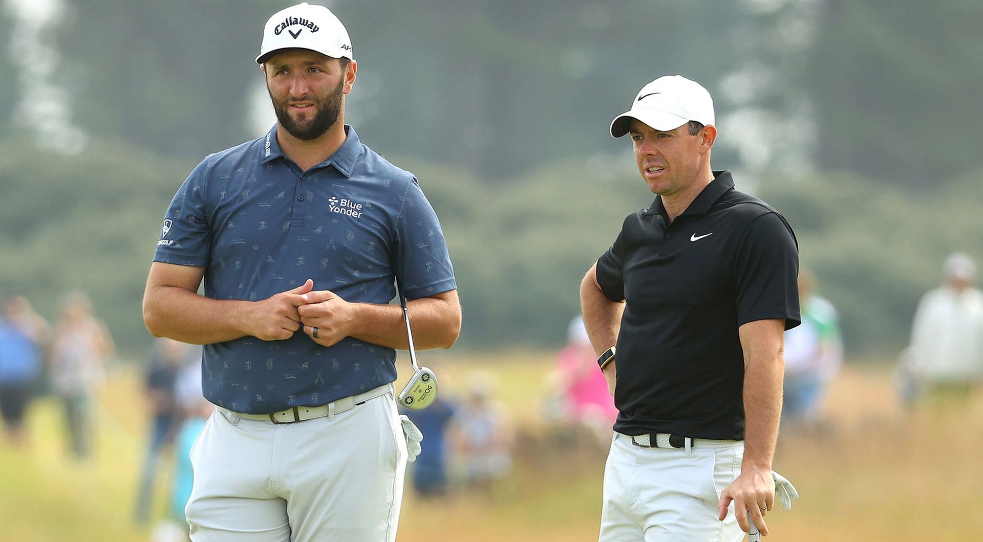 Jon Rahm and Rory McIlroy 