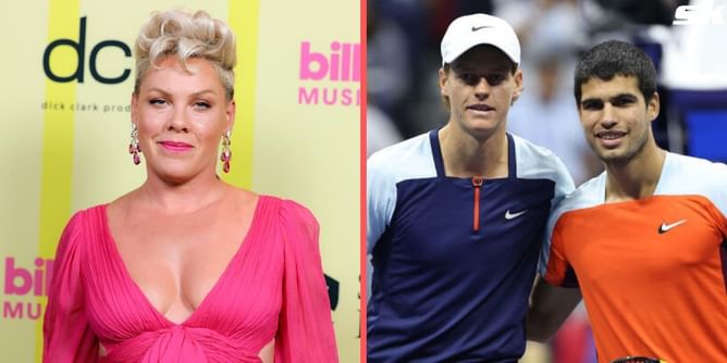 WATCH: Superstar singer Pink thrills crowd during Indian Wells semifinal between Carlos Alcaraz and Jannik Sinner, grooves to music