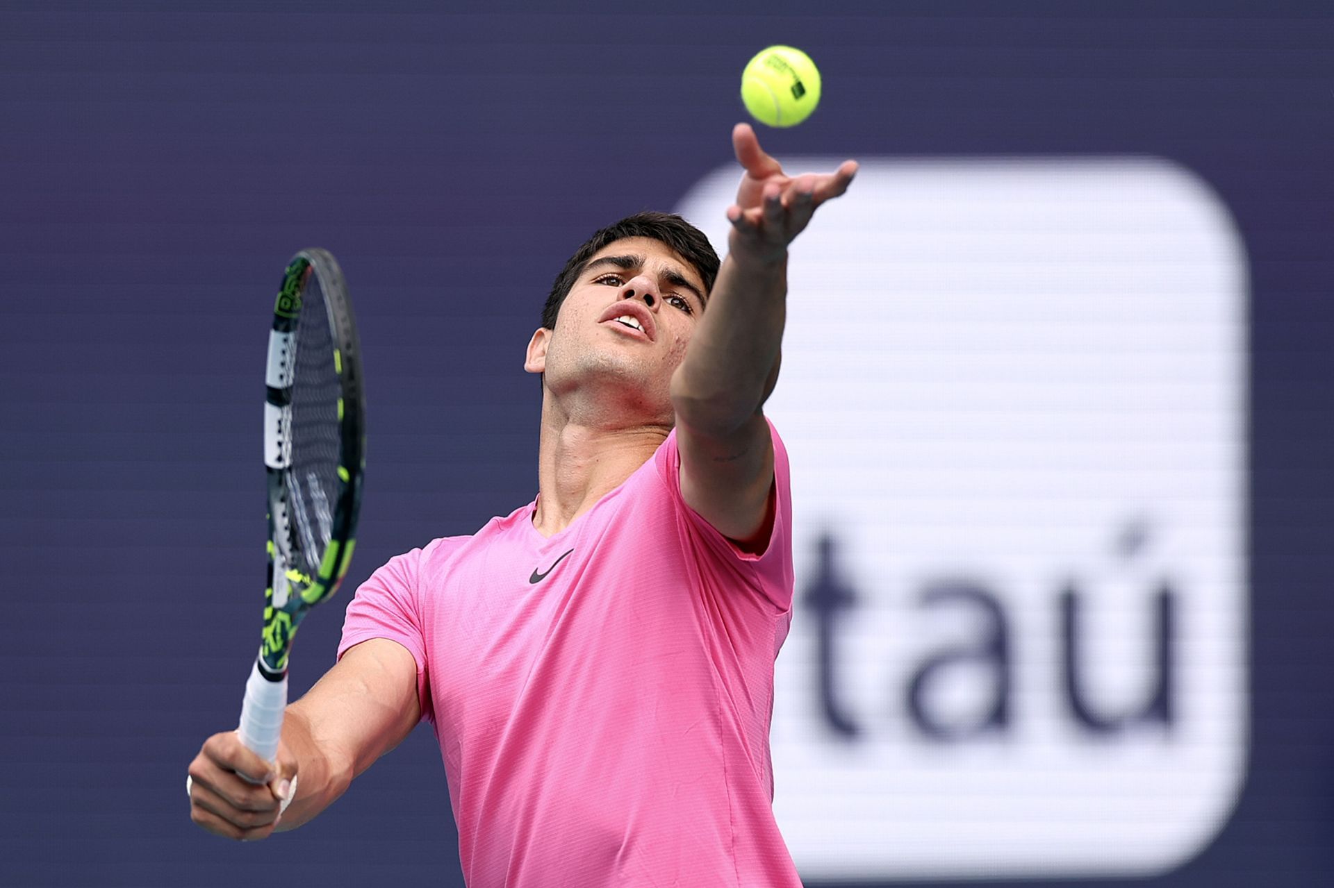 Carlos Alcaraz during the 2023 Miami Open