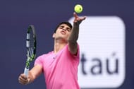 Carlos Alcaraz during the 2023 Miami Open
