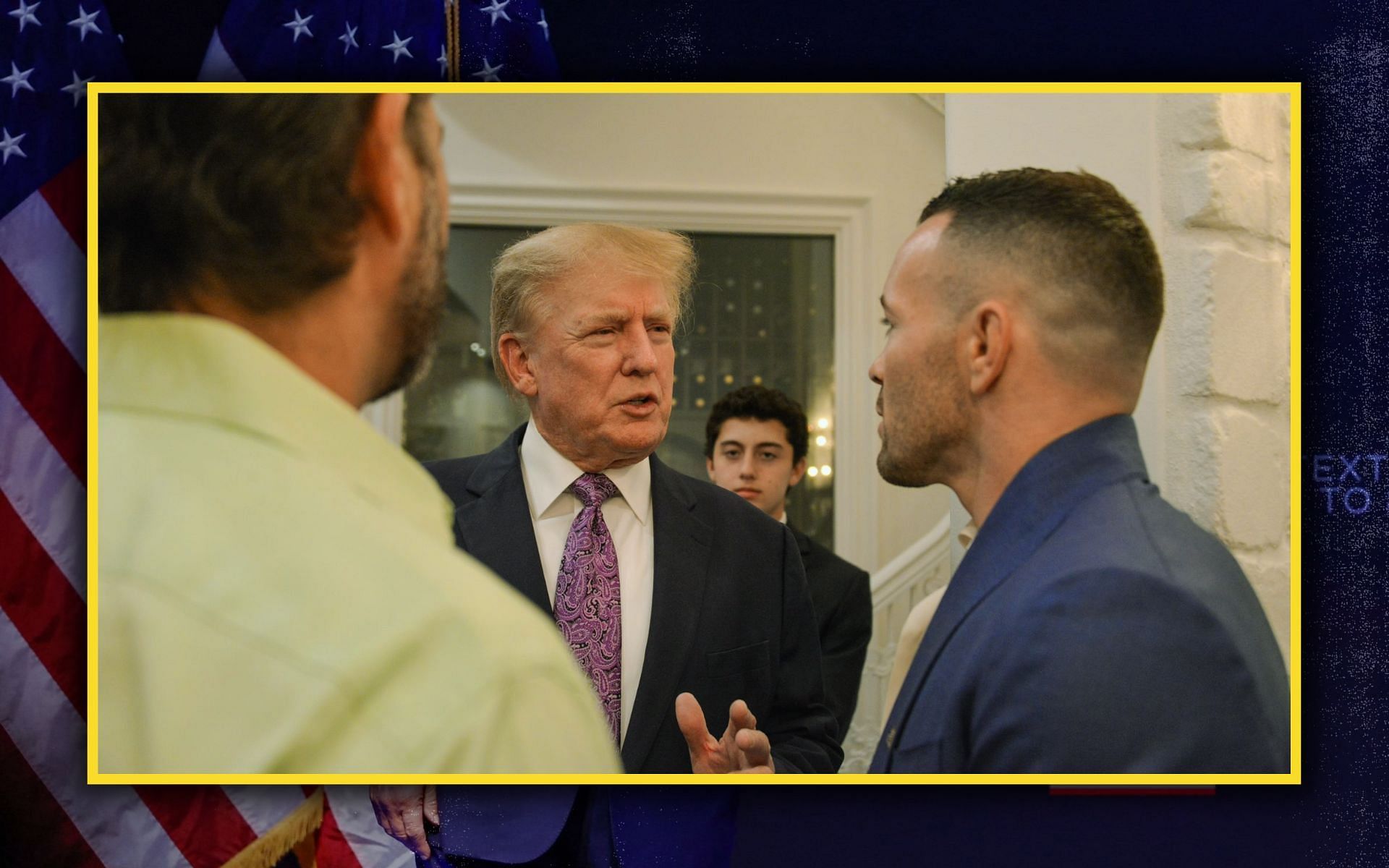 Colby Covington lauds Donald Trump for 