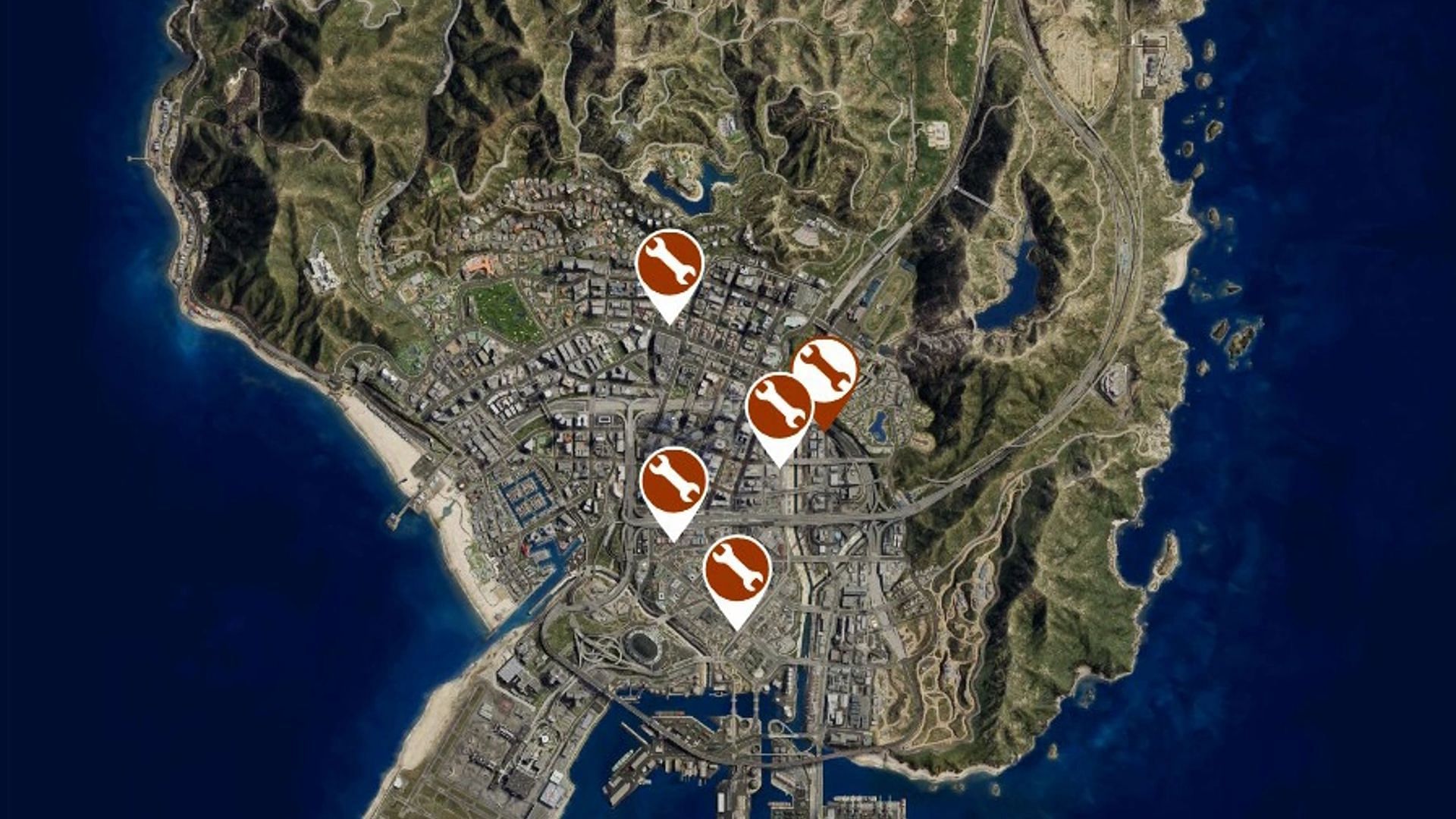 These are the locations where you can buy this business (Image via Rockstar Games)