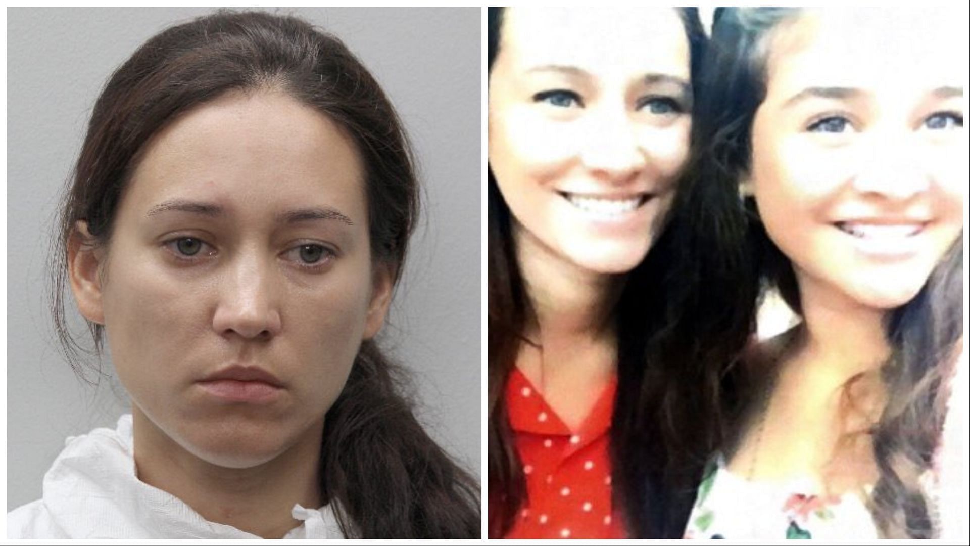 Veronica Youngblood was found guilty of killing her daughters, (Images via @barnardfox5dc and News News News/Twitter)