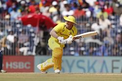 When was the last time David Warner batted in the middle order for Australia in ODIs?
