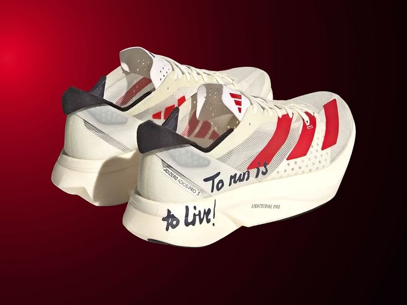 Zonder twijfel Verlichten kamp Adidas ADIZERO Pro 3.0 "To Run Is To Live!" sneakers: Price and more  details explored