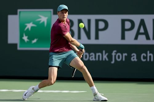 Jannik Sinner at the BNP Paribas Open - Day 13