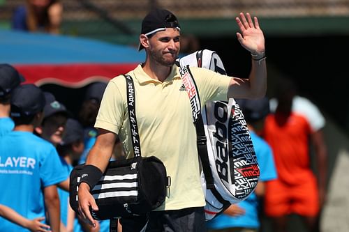 Dominic Thiem at the 2023 Kooyong Classic.