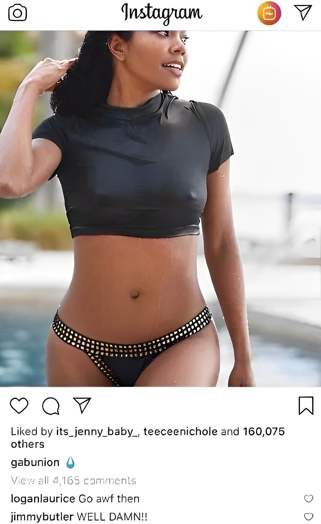 Jimmy Butler&#039;s comment on Gabrielle Union&#039;s IG post