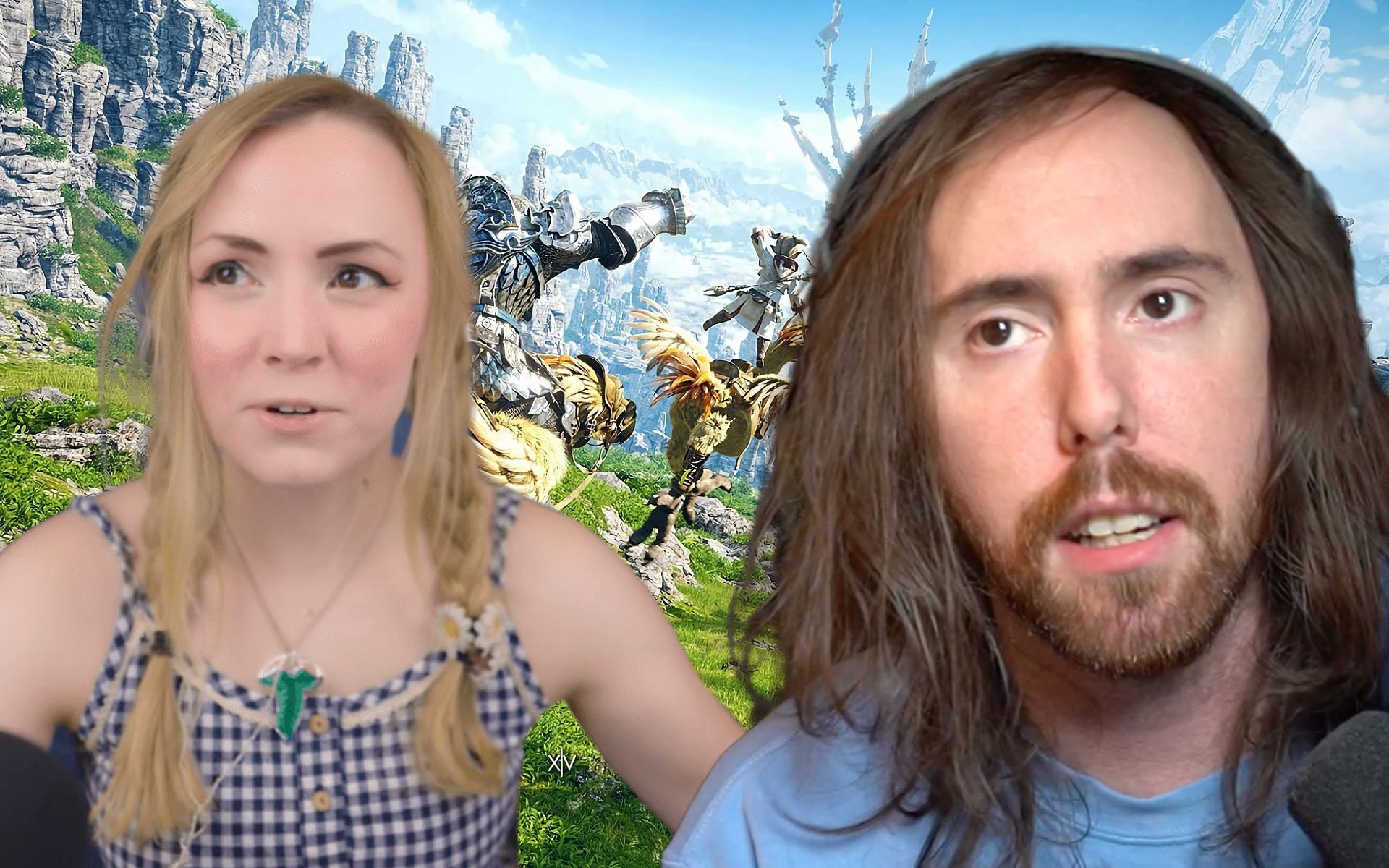 Asmongold reacts to how Zepla deals with bad Final Fantasy XIV raiders (Image via Sportskeeda)
