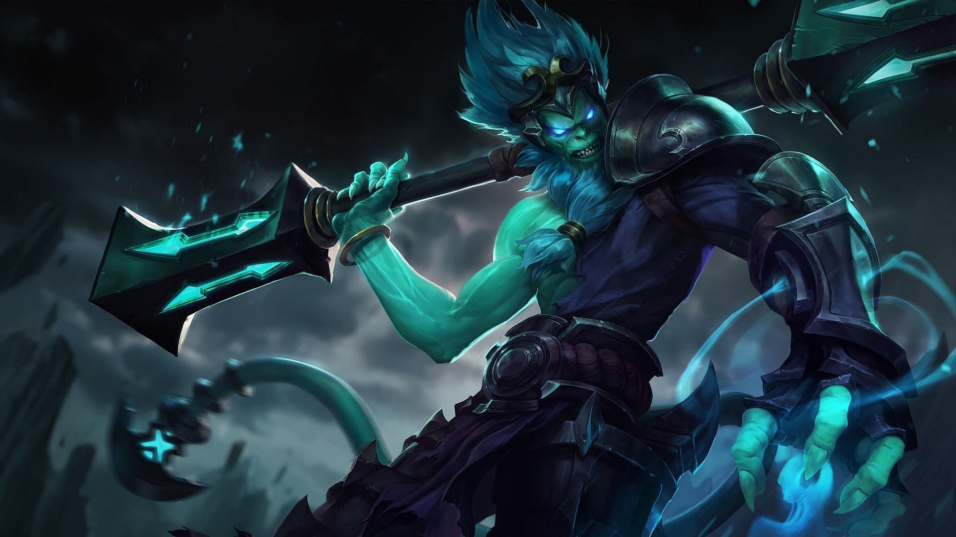 Wukong (Underworld Wukong) is the solution for today&#039;s LoLdle Splash Art (Image via Riot Games - League of Legends)