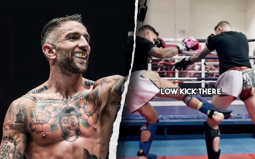 Liam Harrison News Liam Harrison demonstrates how to use leg kicks to