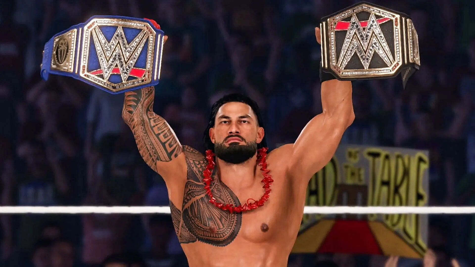 Roman Reigns, John Cena and three other best Heavyweight wrestlers in WWE 2K23 (Image via 2K Sports)