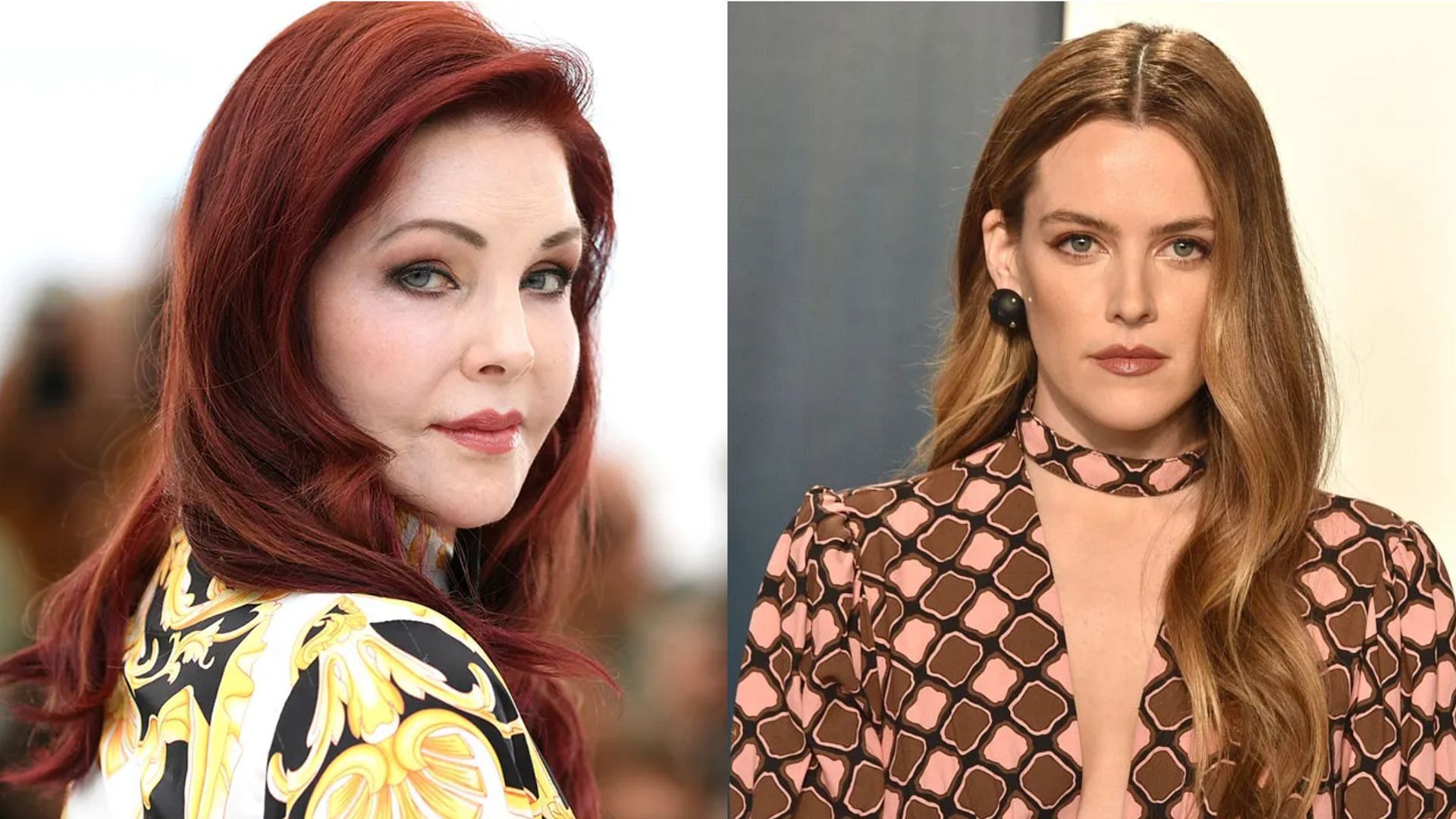 Priscilla Presley and Riley Keough. (Photos via Getty Images)