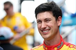 Joey Logano denies responsibility for largest multi-car crash in the Fontana’s cup history