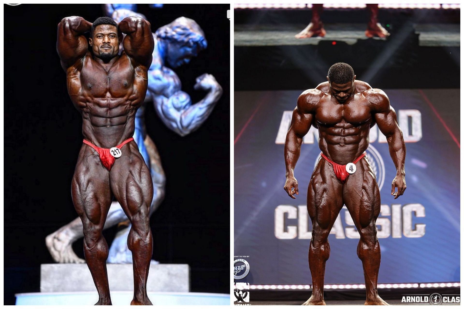 Andrew Jacked poses at the 2023 Arnold Classic: Image via Instagram (@andrewjacked)